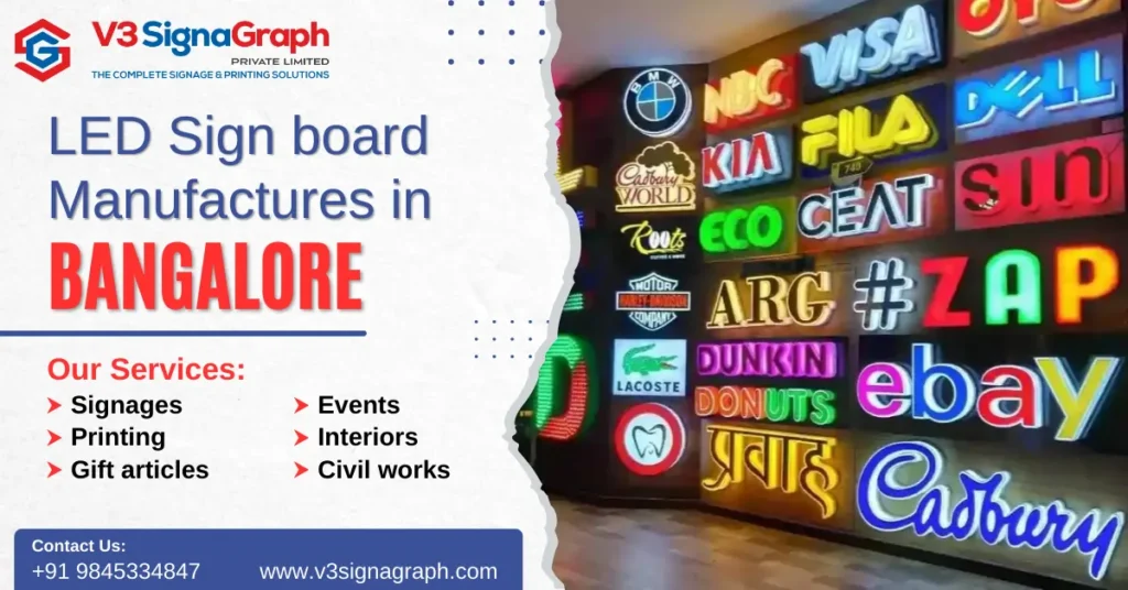 LED Sign Board Manufactures in Bangalore