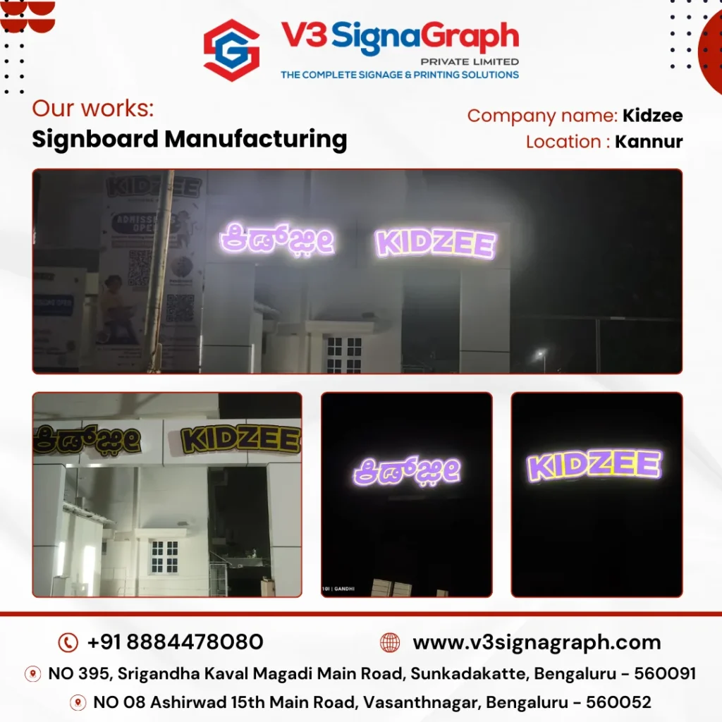 LED sign board Manufacturers Installation Bangalore 2